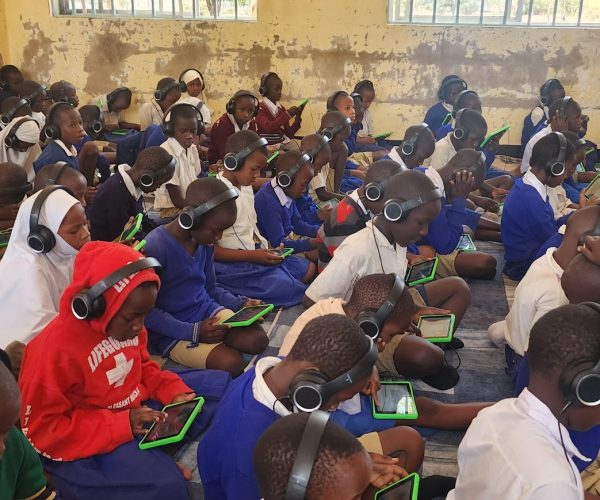 students Tablets Learning - MsingiTek - Camara Education Tanzania